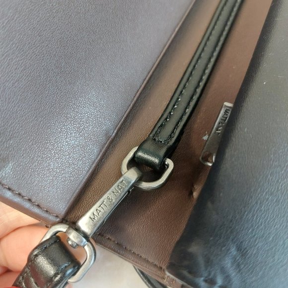 Mat & Nat Women's Brown Long Wallet Crossbody Bag - Picture 10 of 14